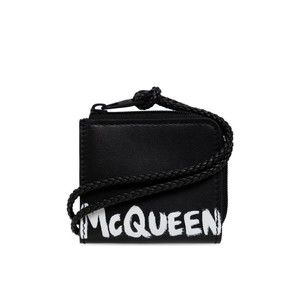 Alexander Mcqueen Graffiti Logo Wallet - NWT